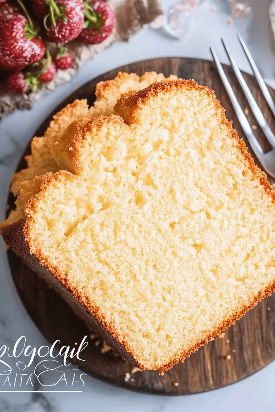 whipping cream pound cake