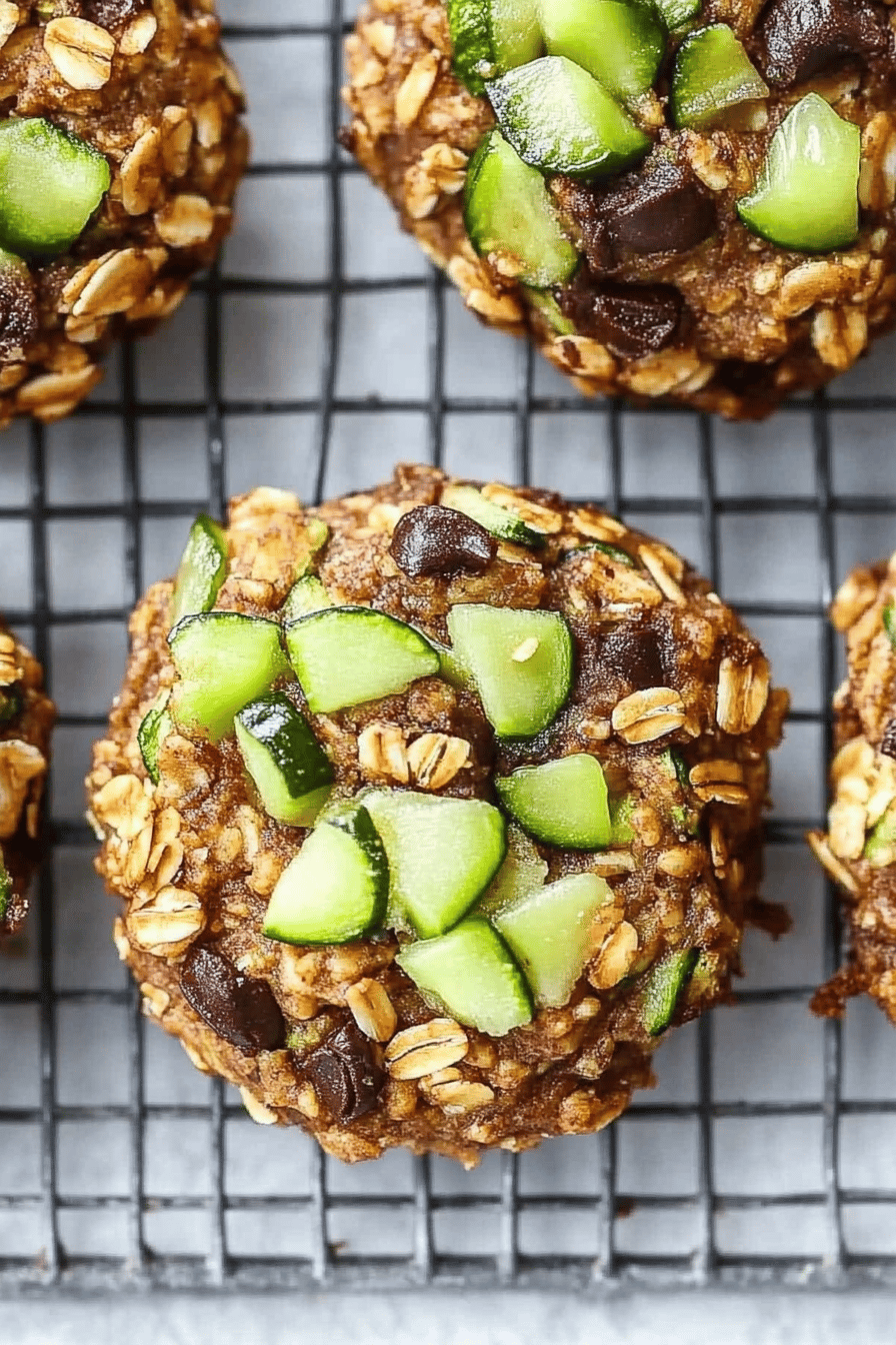 zucchini oatmeal cups ingredients organized and measured on kitchen counter