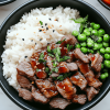 Beef rice bowl