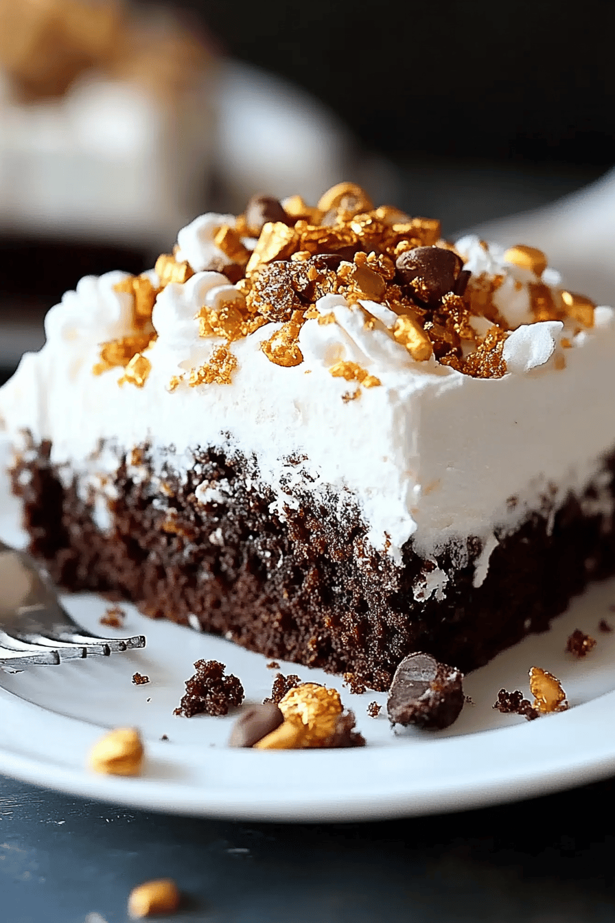 Better than anything cake slice on plate showing perfect texture and swirl pattern