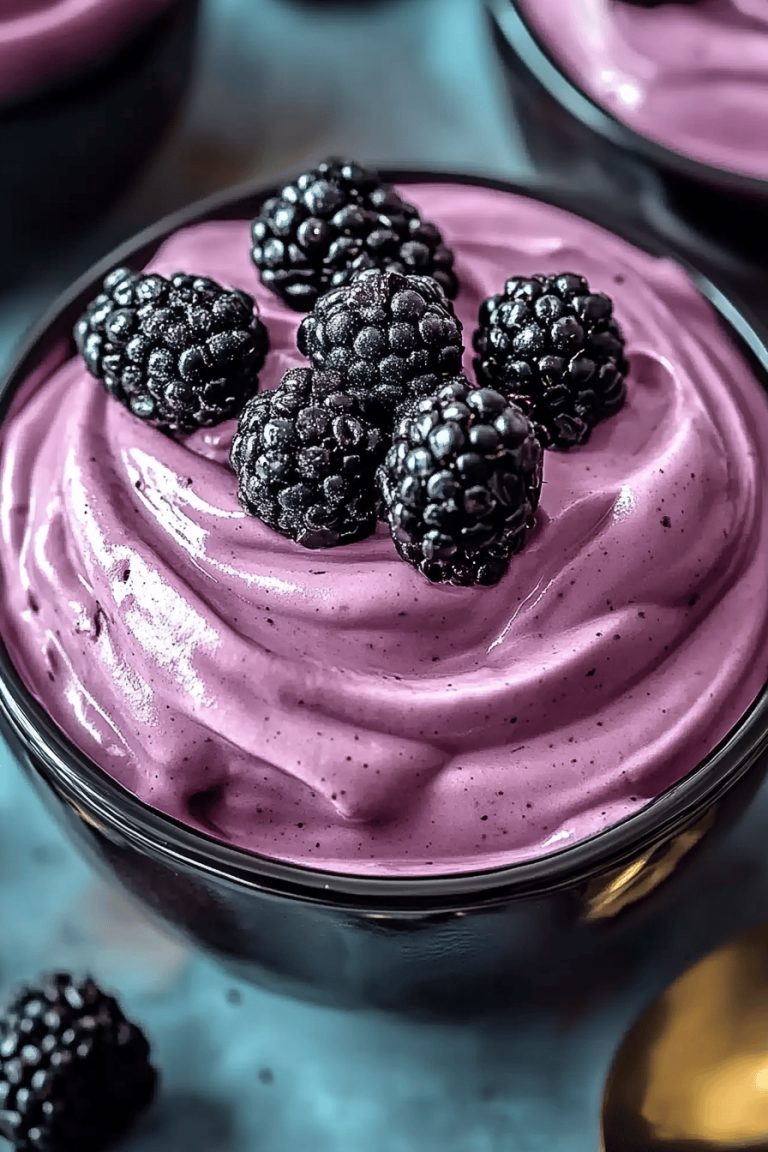 Blackberry Mousse