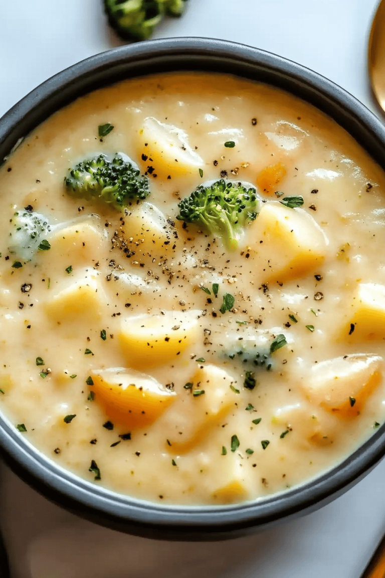 Broccoli potato soup