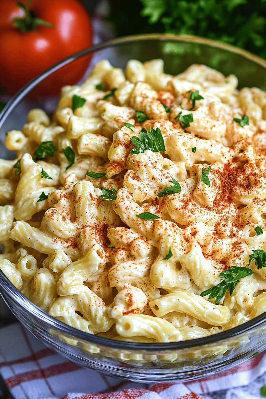 Cajun macaroni salad