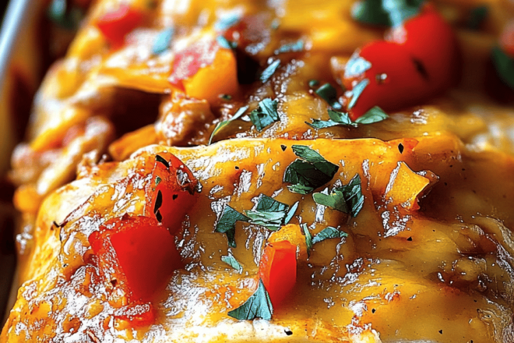 Chicken enchiladas