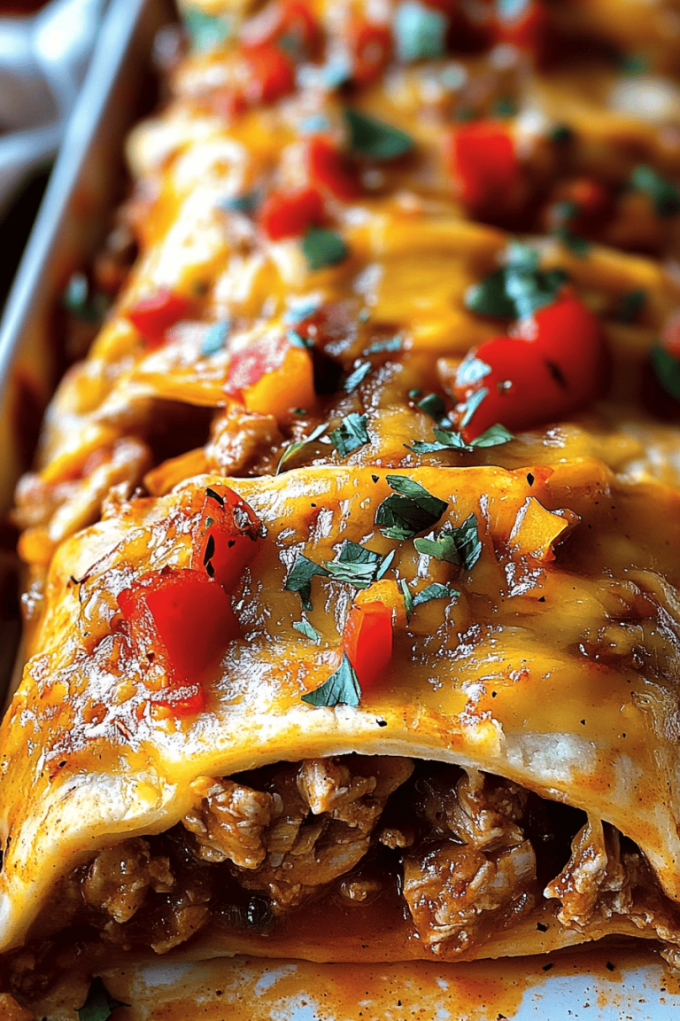 Chicken enchiladas