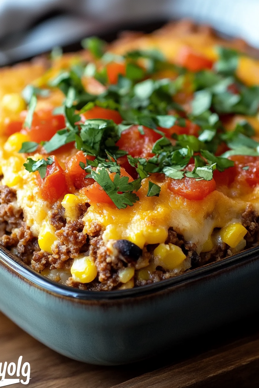 Cowboy cornbread casserole