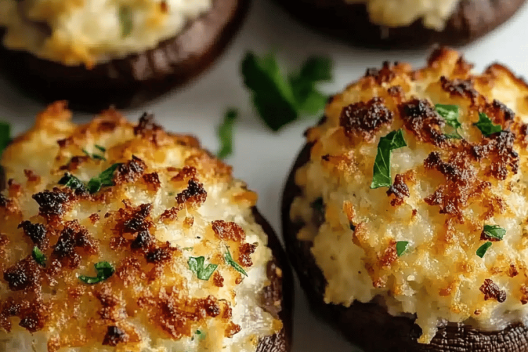 Crab stuffed mushrooms