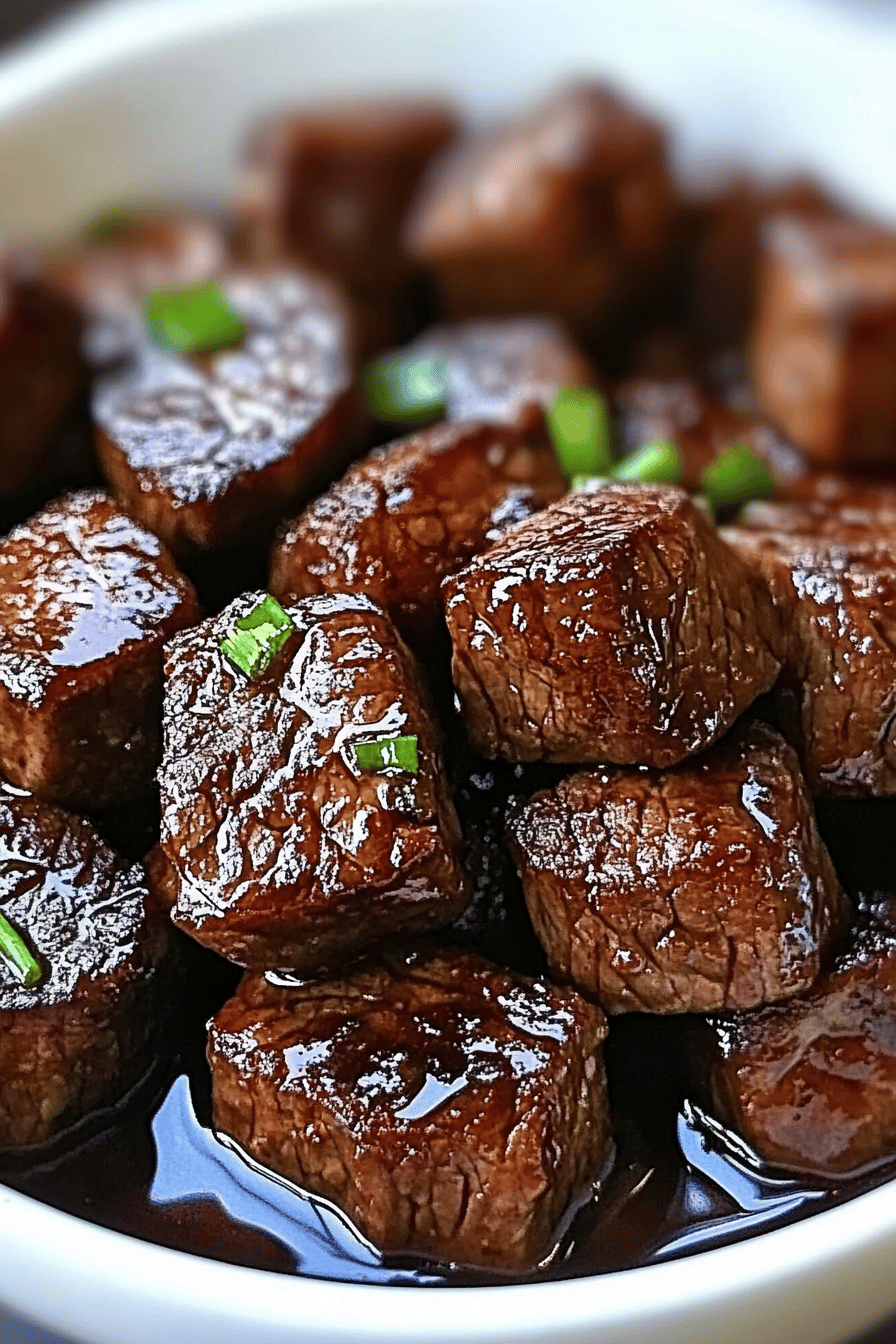 Crockpot steak bites