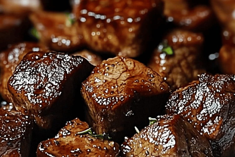 Crockpot steak bites