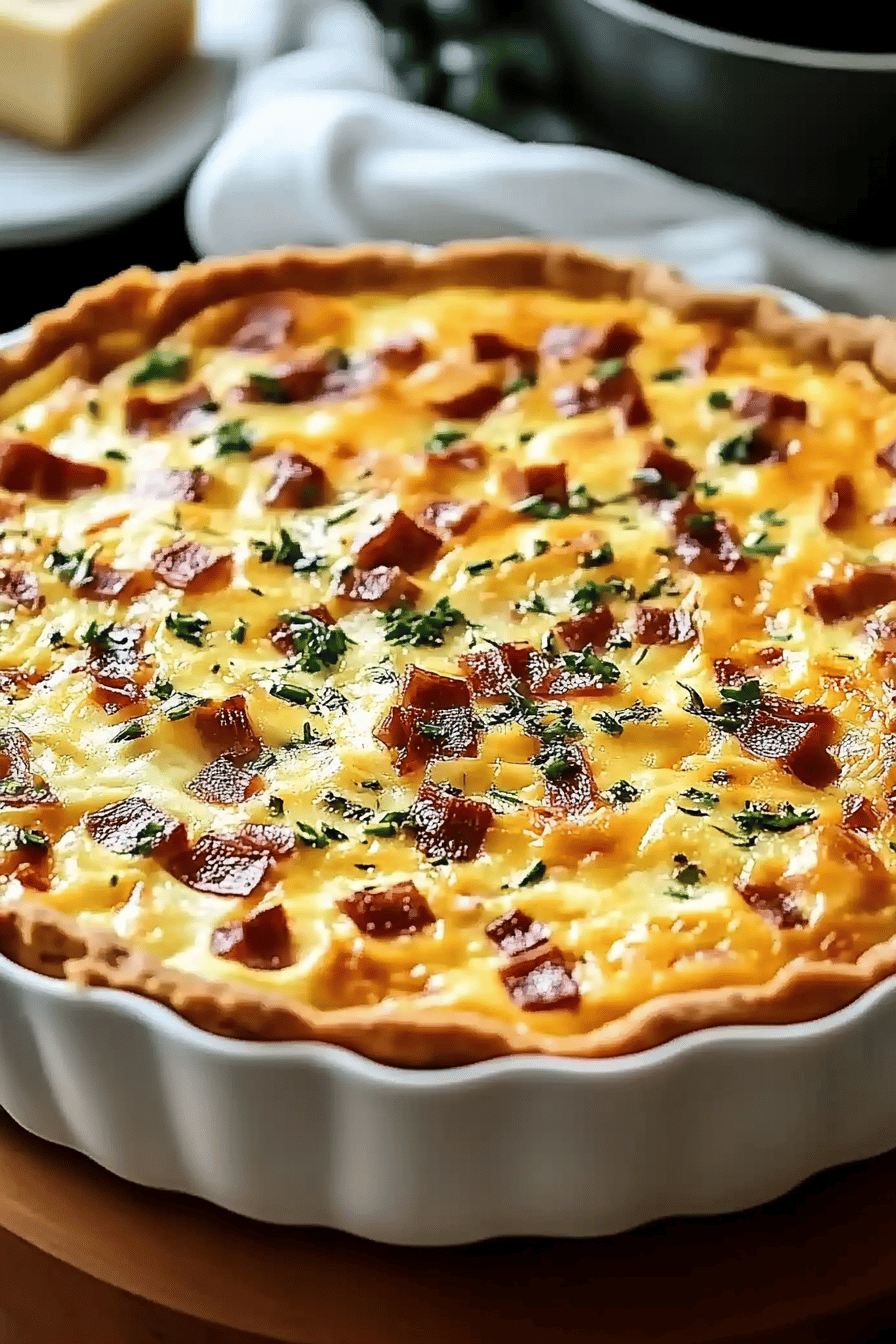 Crustless quiche
