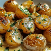 Garlic baby potatoes