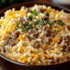 Hamburger rice casserole