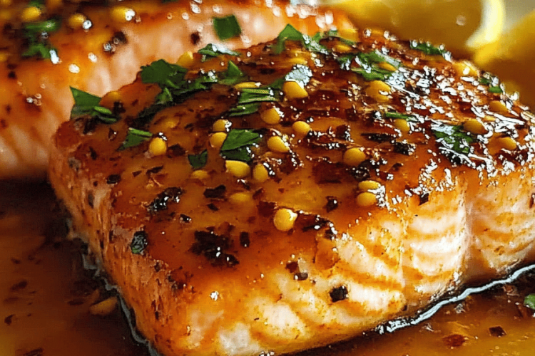 Honey garlic salmon