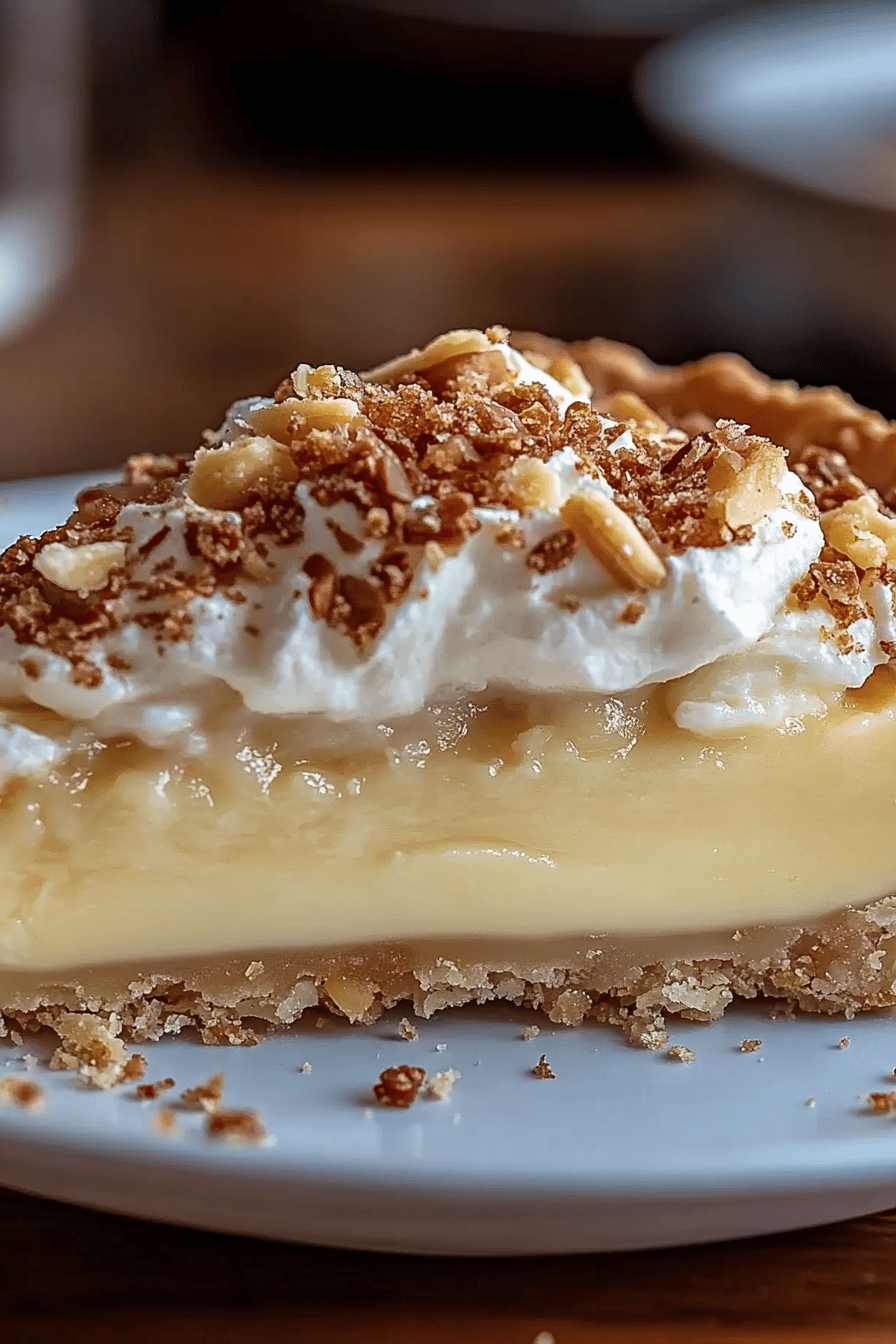 Kentucky Sawdust Pie ingredients organized and measured on kitchen counter