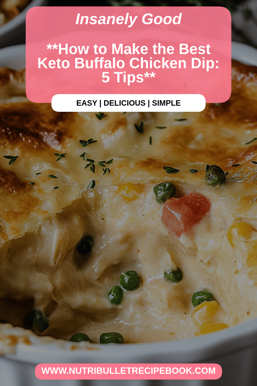 Keto buffalo chicken dip final dish beautifully presented and ready to serve