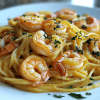Lemon butter shrimp pasta