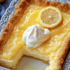 Lemon cream cheese dump cake