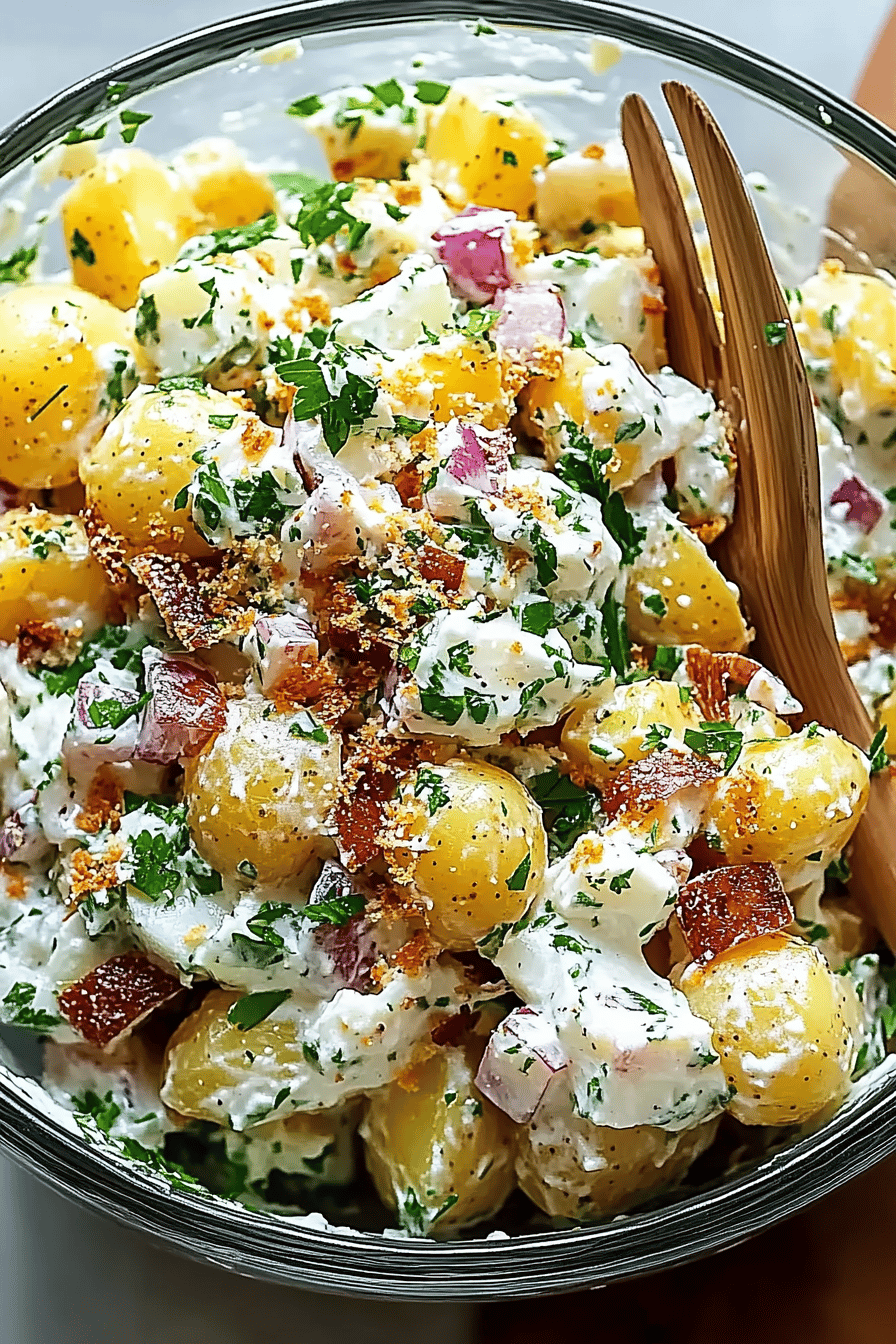 Loaded potato salad