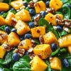 Mango spinach salad