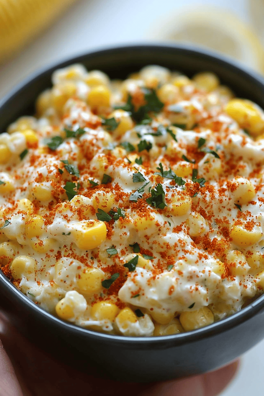 Mexican street corn dip