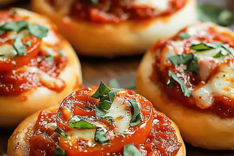 Mini pizza bagel bites