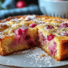 Norwegian rhubarb cake