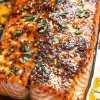 Oven baked salmon