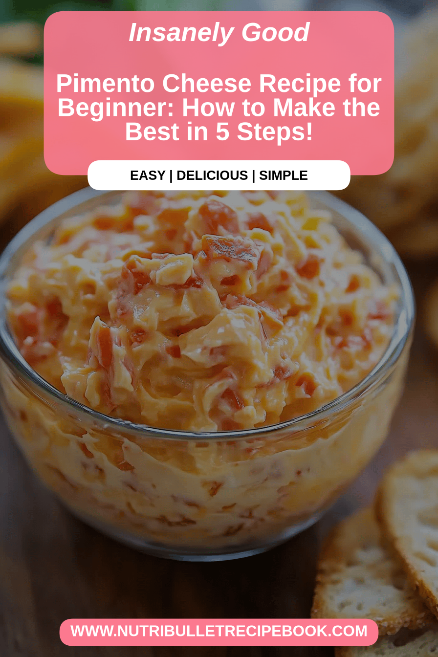 Pimento cheese recipe final dish beautifully presented and ready to serve