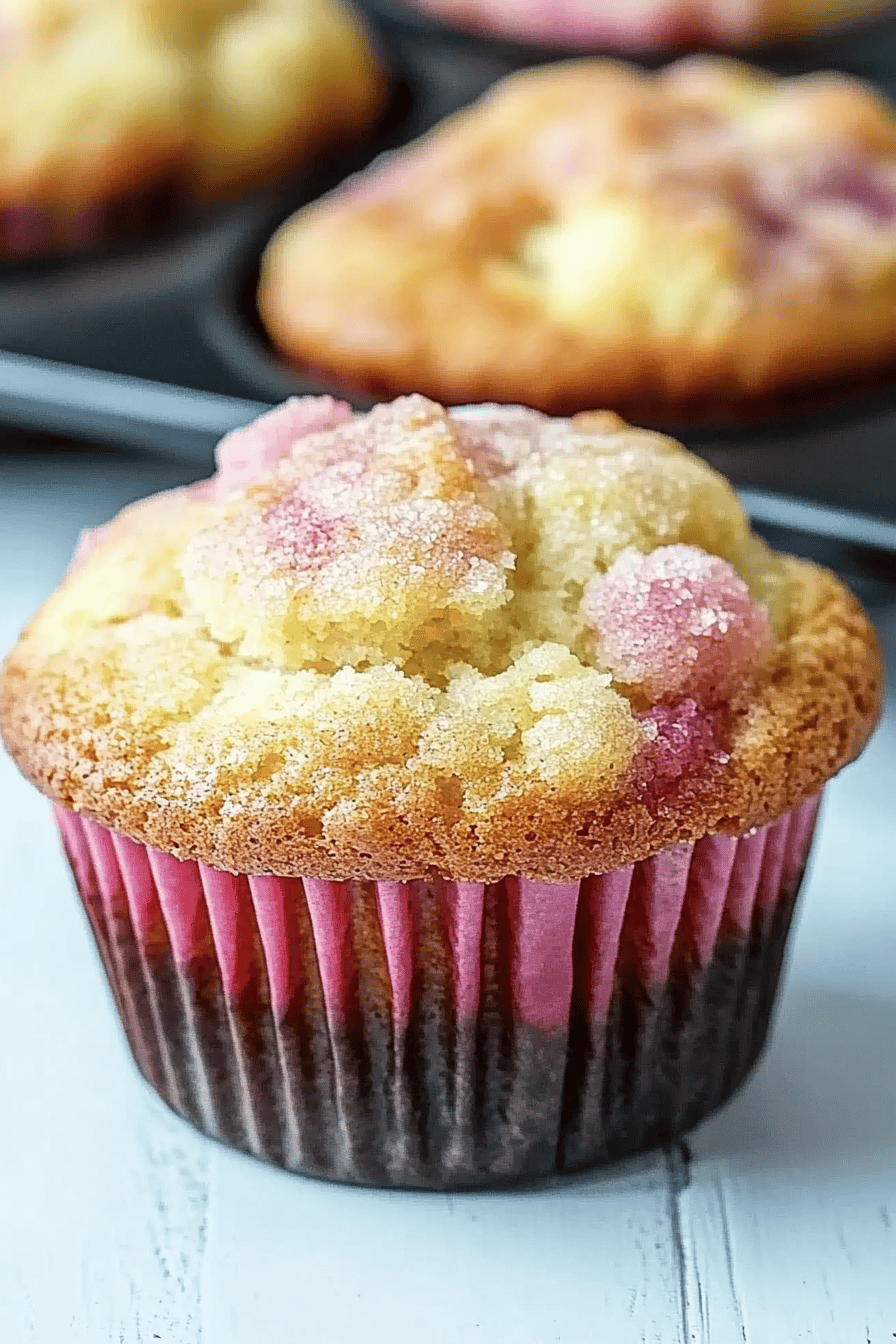 Rhubarb muffins