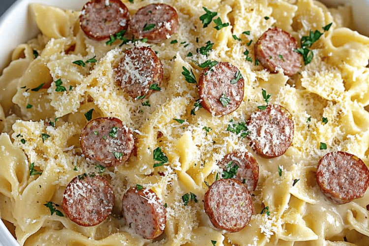 Sausage Alfredo Pasta