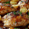 Sheet pan chicken potatoes