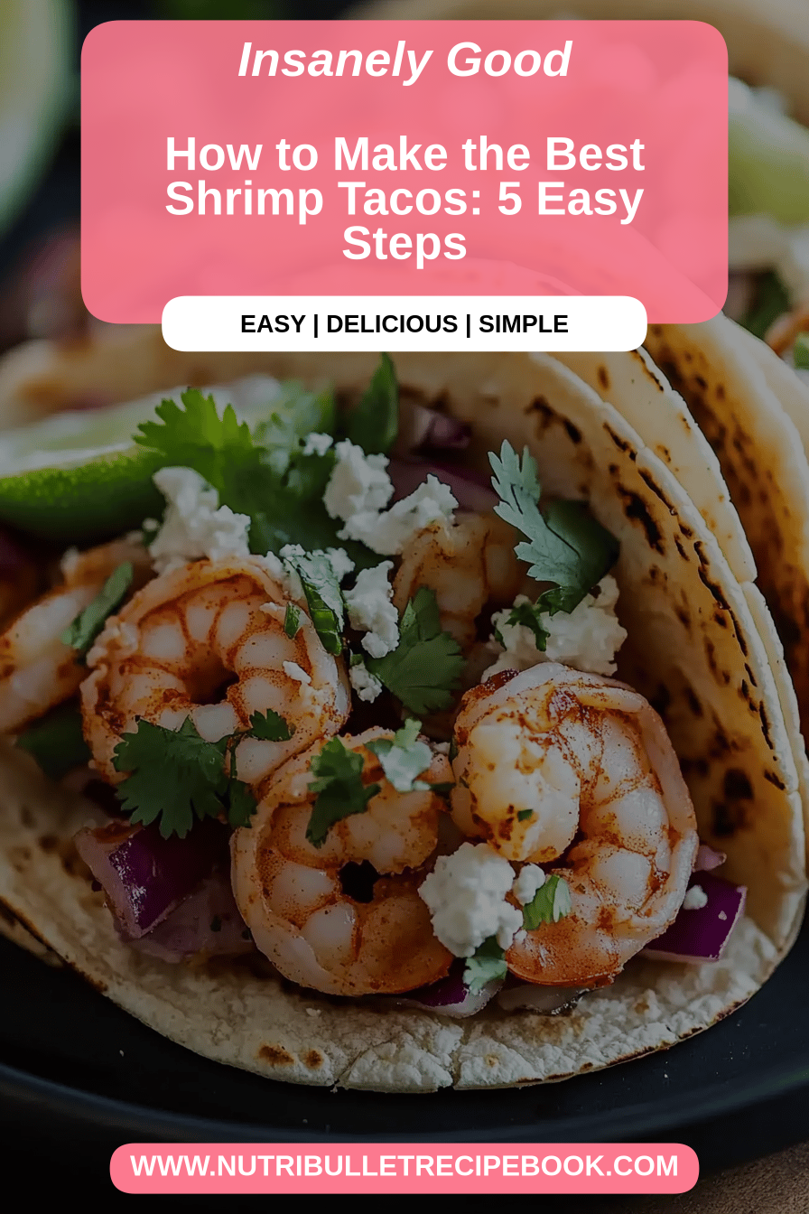 Shrimp tacos final dish beautifully presented and ready to serve