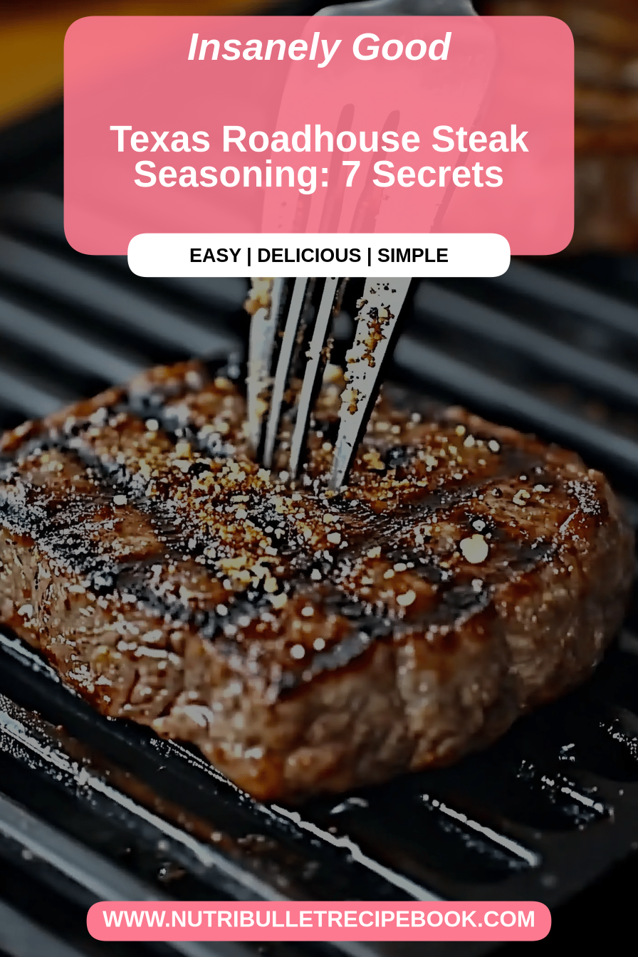 Texas Roadhouse steak seasoning final dish beautifully presented and ready to serve