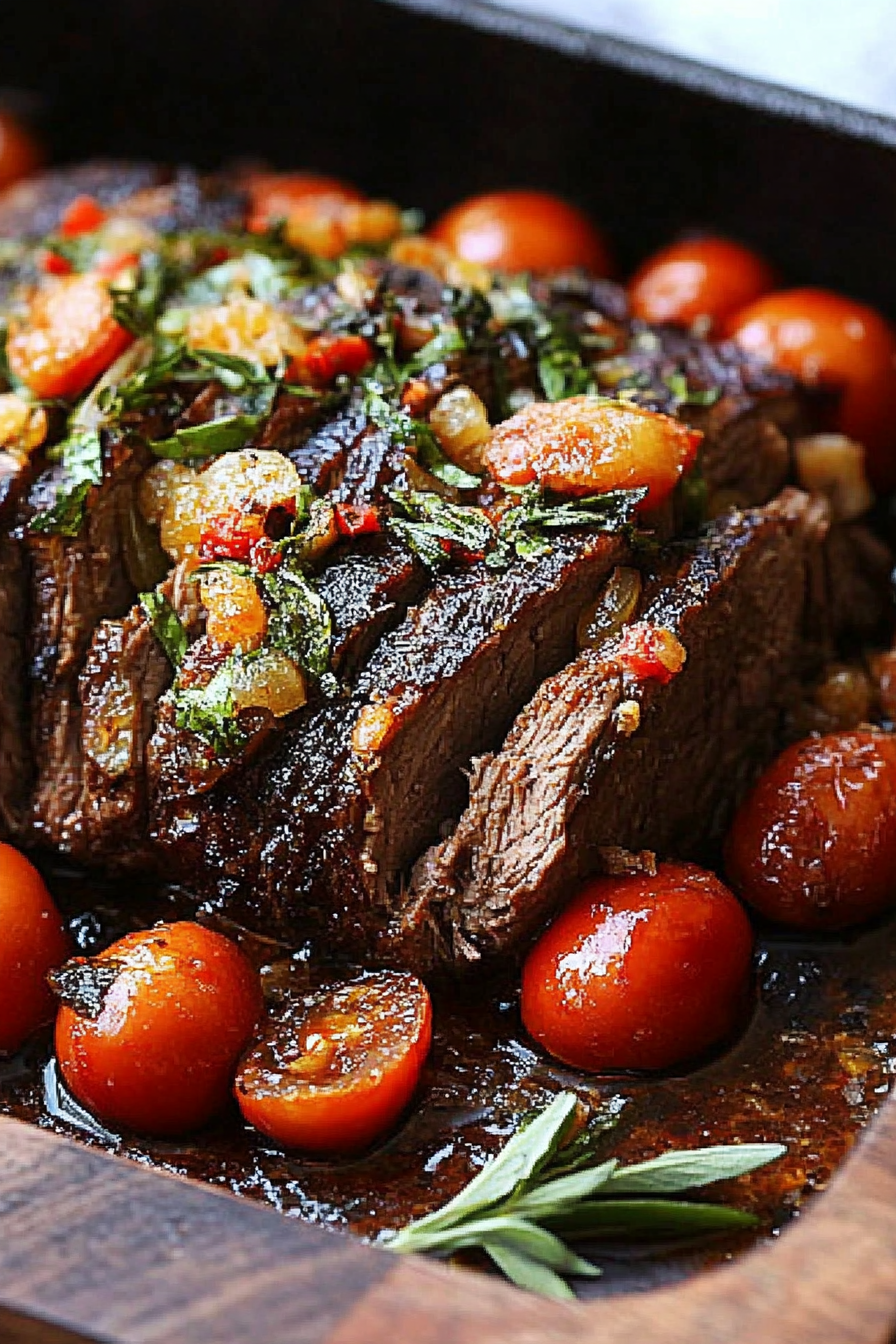 Tomato Parmesan Pot Roast