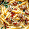 Tuscan sausage pasta