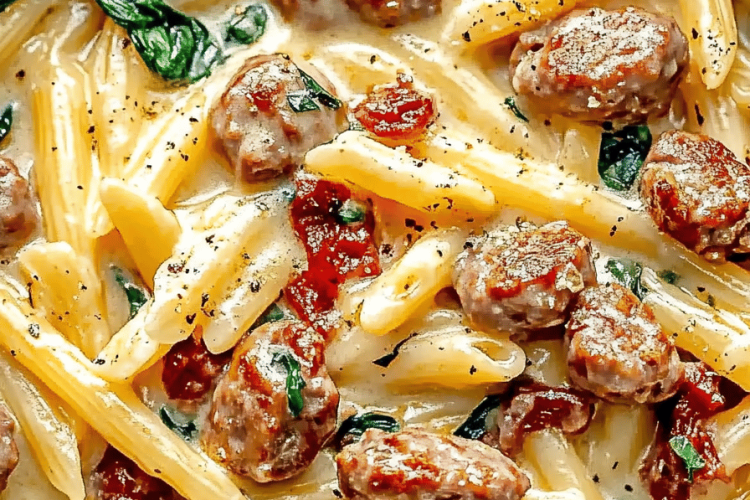 Tuscan sausage pasta