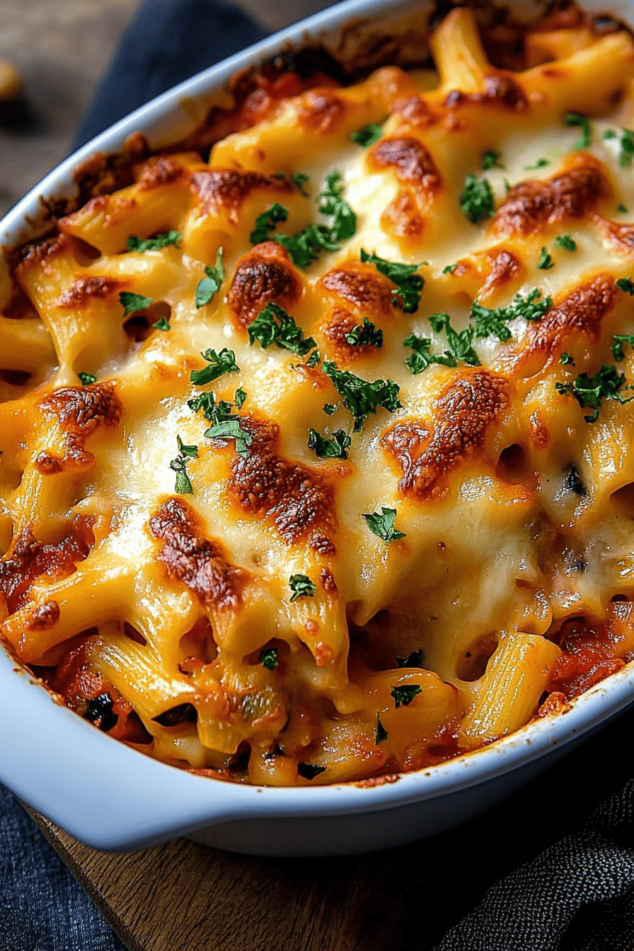 Vegetable pasta bake