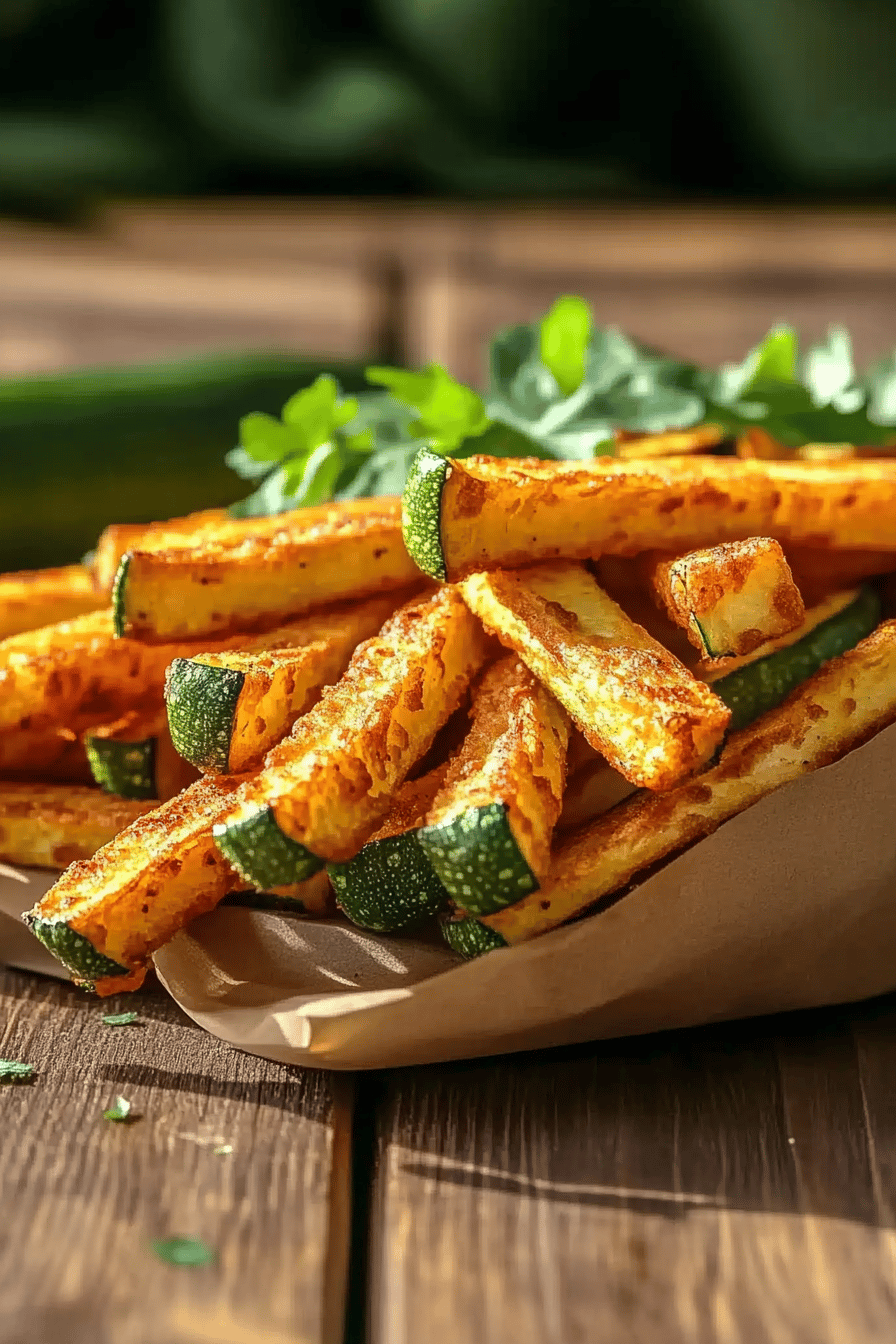air fryer zucchini fries