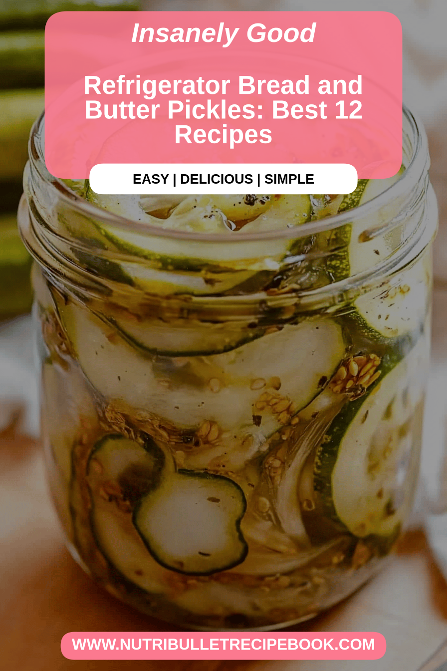 bread and butter pickles final dish beautifully presented and ready to serve