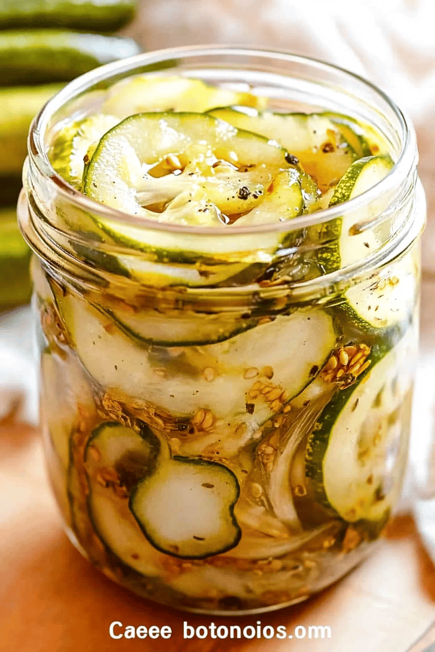 bread and butter pickles ingredients organized and measured on kitchen counter