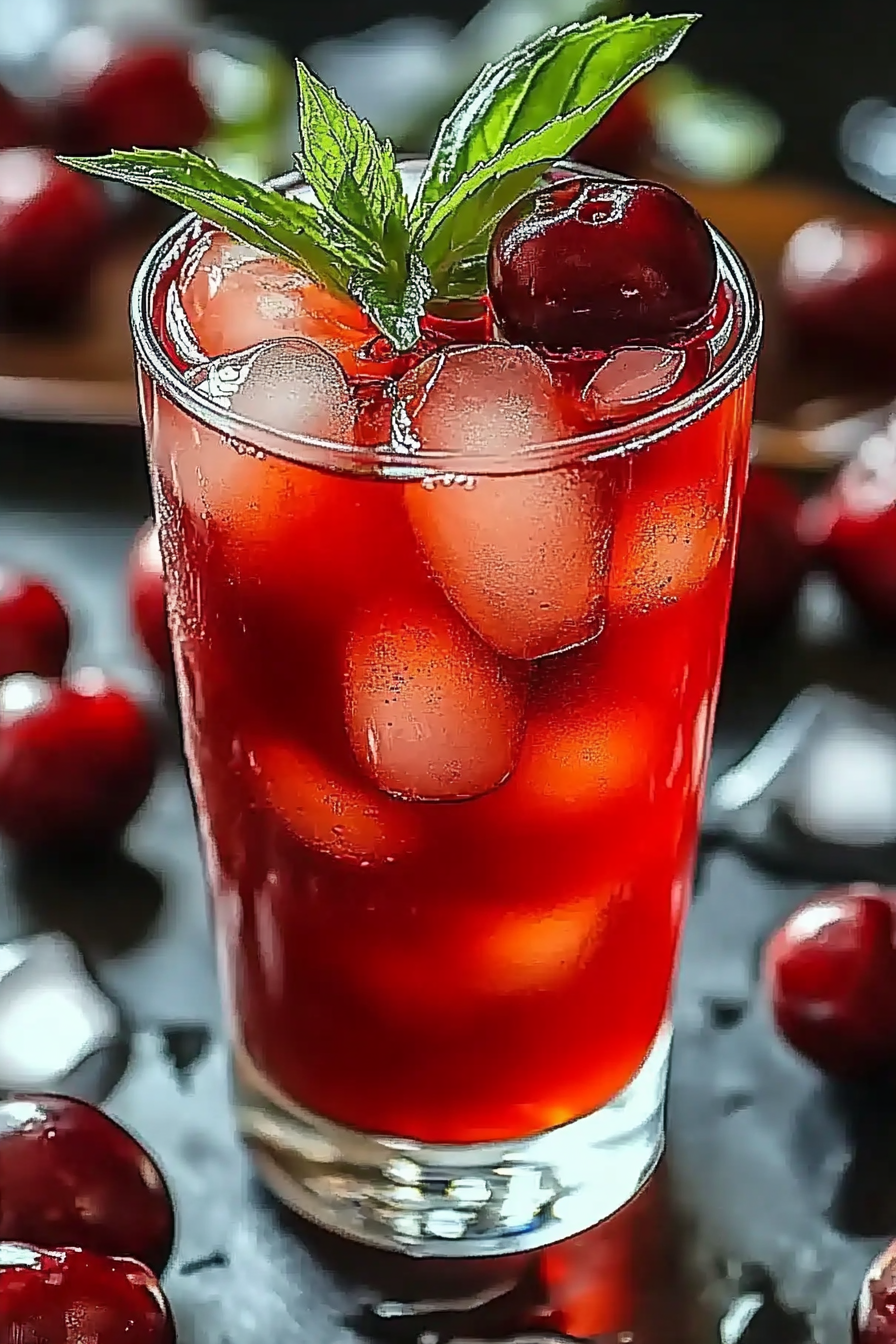 cherry iced tea