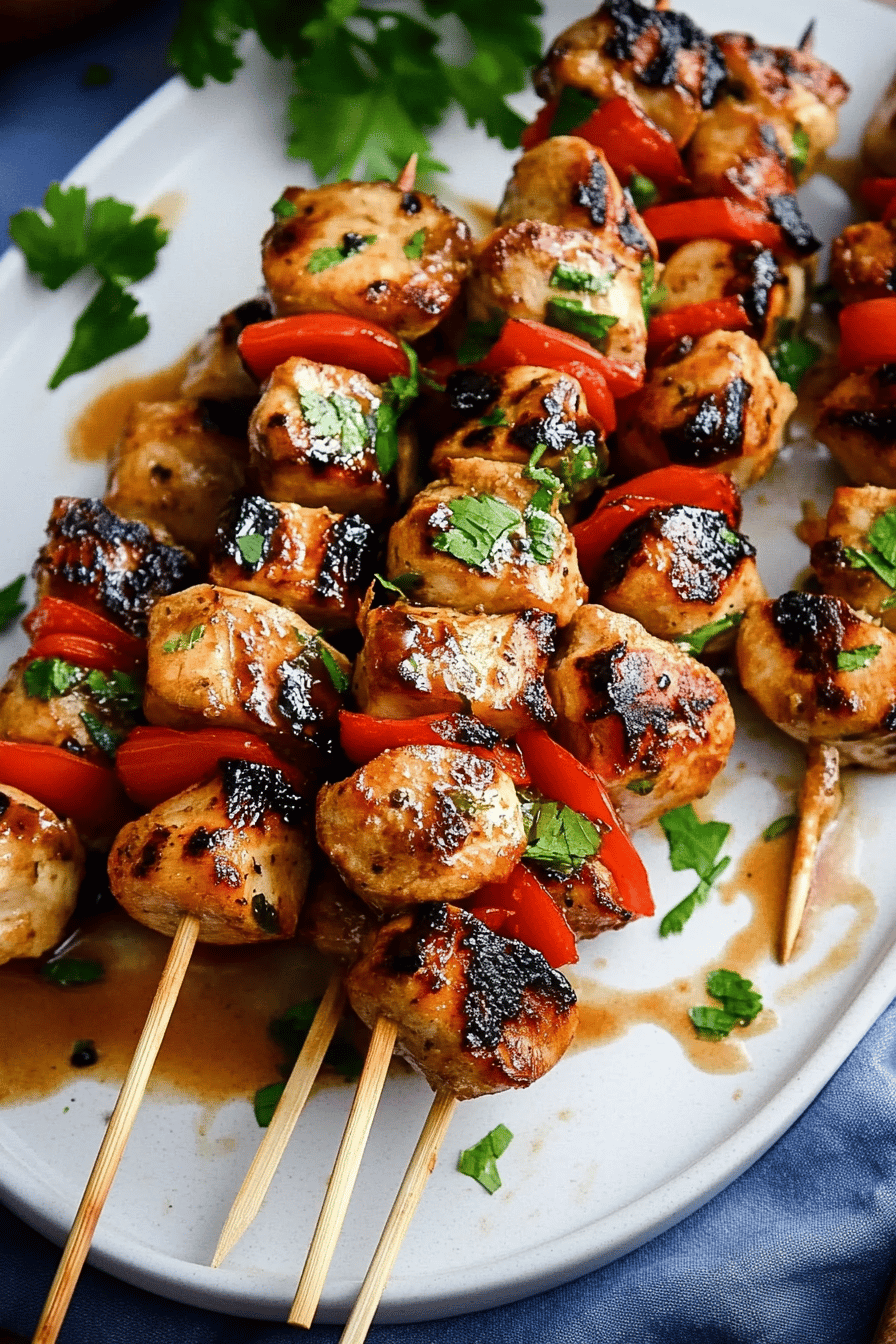 chicken skewers