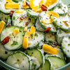 creamy cucumber salad