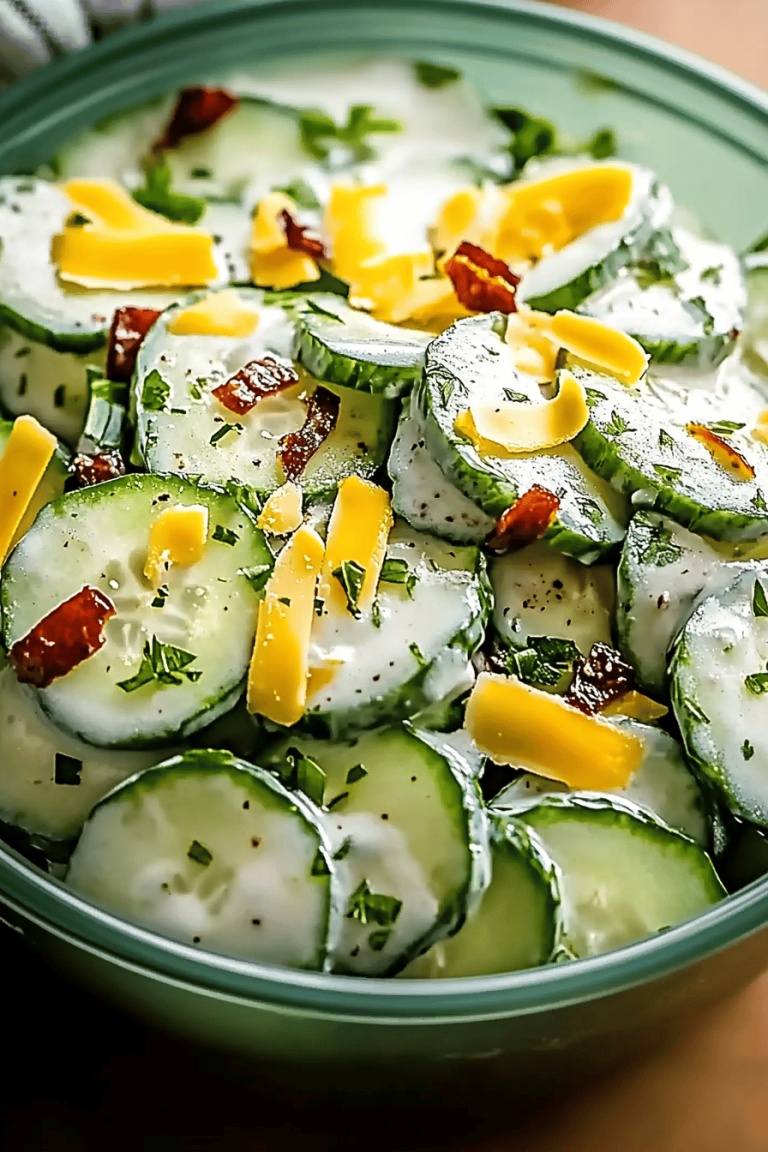 creamy cucumber salad