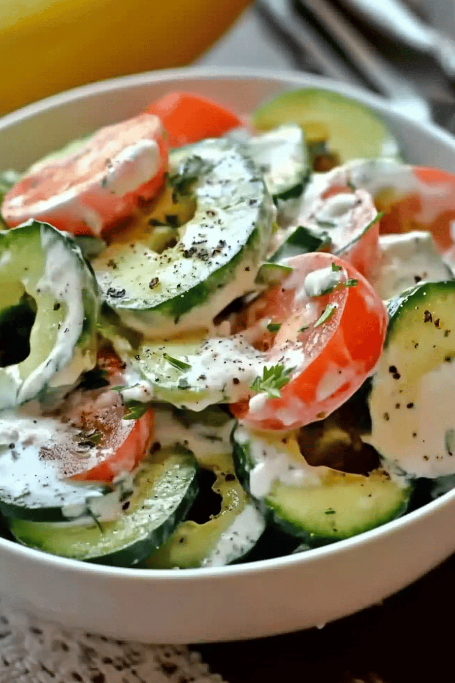 cucumber tomato salad