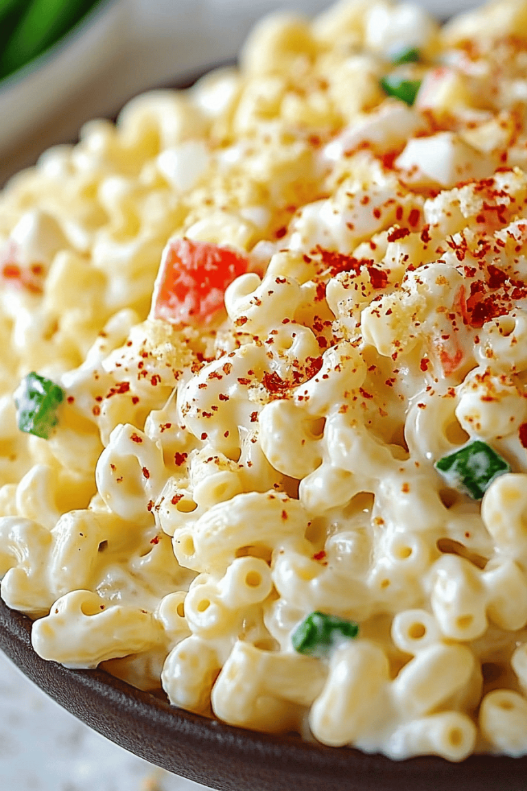 deviled egg macaroni salad