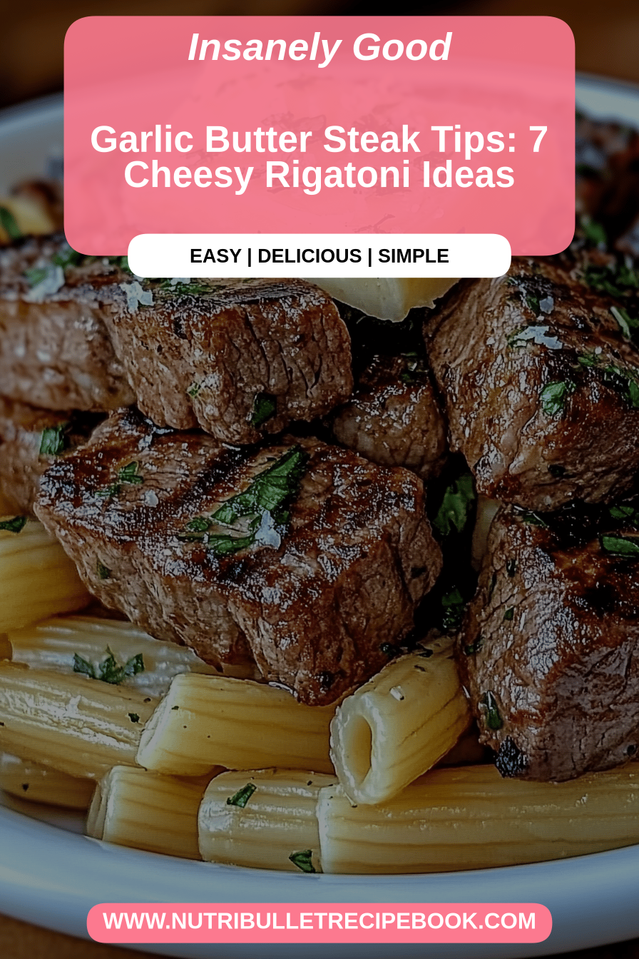 garlic butter steak tips final dish beautifully presented and ready to serve