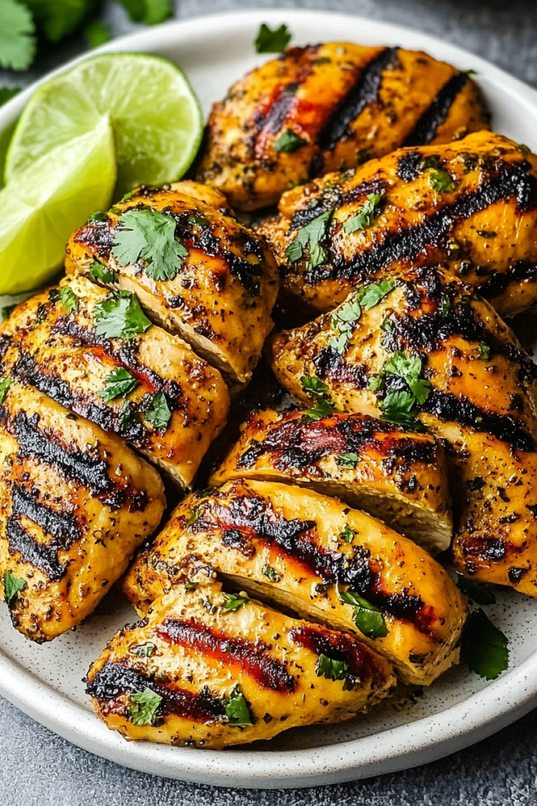 grilled mango lime chicken