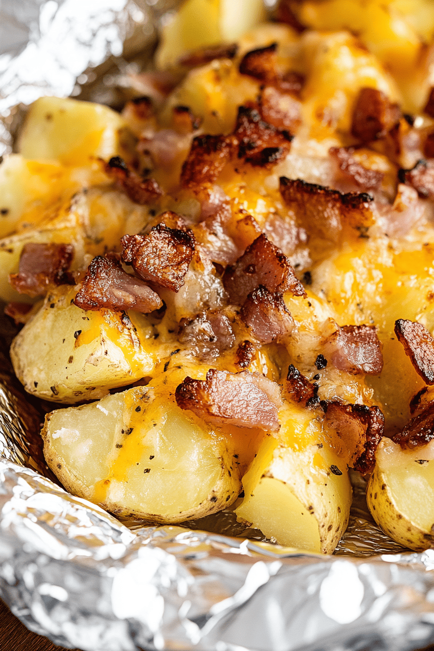 grilled potatoes slice on plate showing perfect texture and swirl pattern