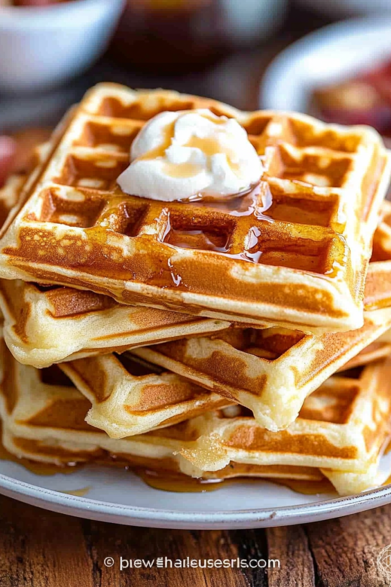 homemade waffle recipe